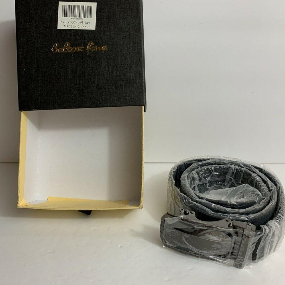 Beltox Fine Men’s Leather Ratchet Belt Buckle